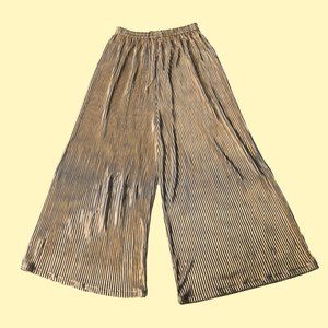 Vintage Gold Wide Legged Pants